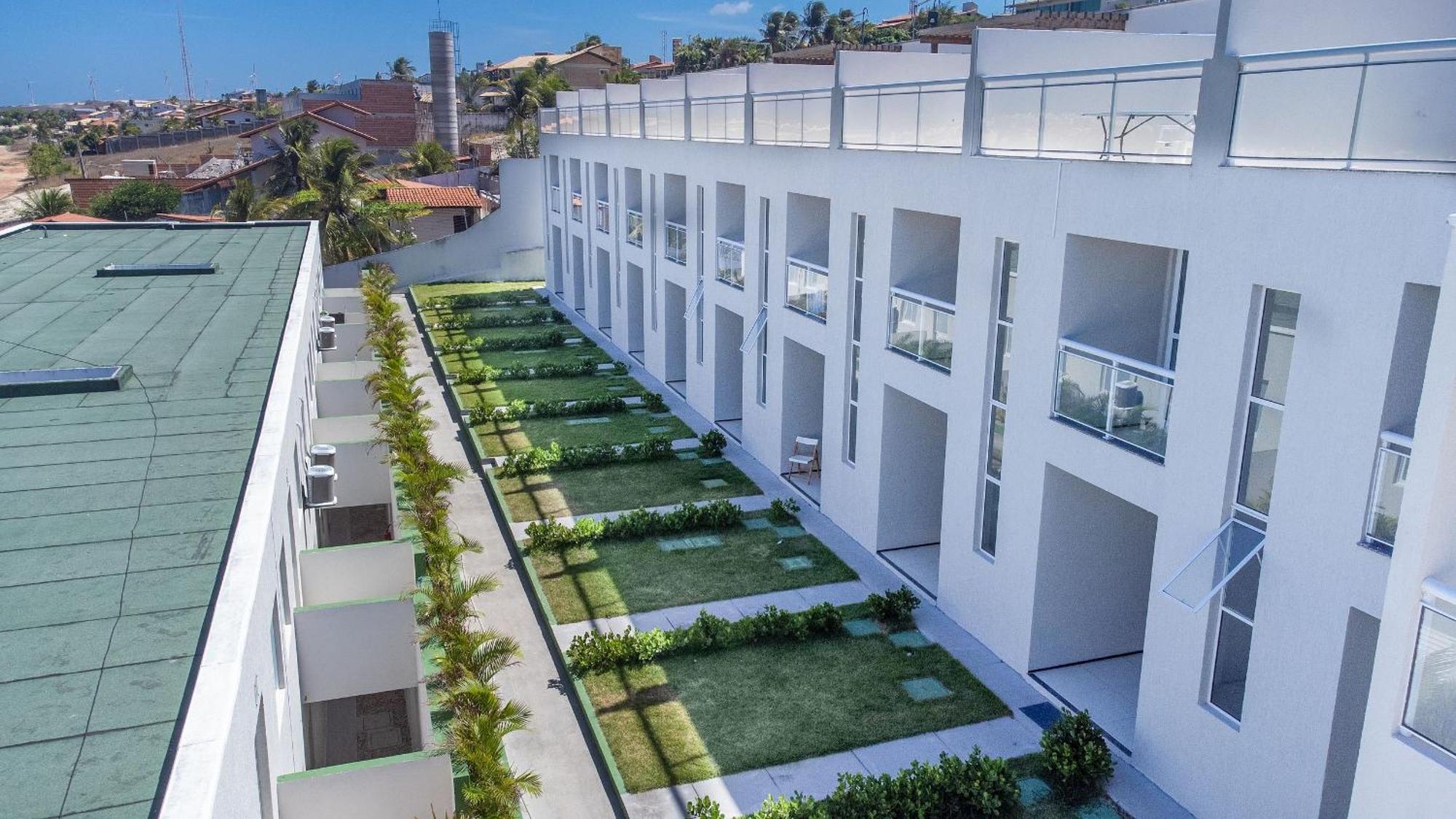 Beach Townhouses - Apto 1° Andar Por Carpediem อากีราซ ภายนอก รูปภาพ