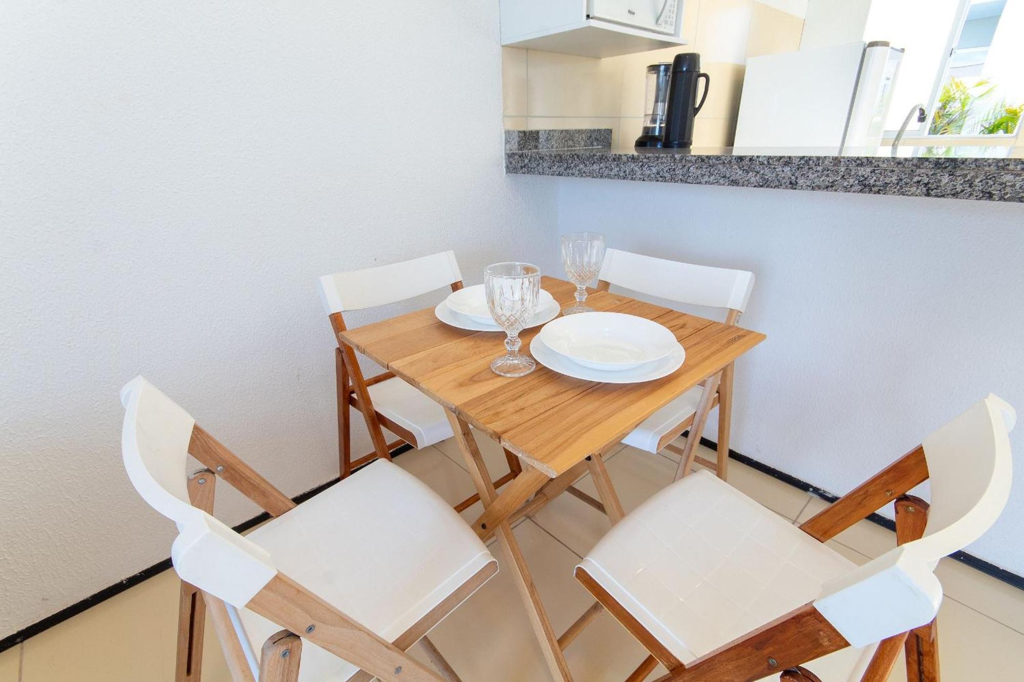Beach Townhouses - Apto 1° Andar Por Carpediem อากีราซ ภายนอก รูปภาพ